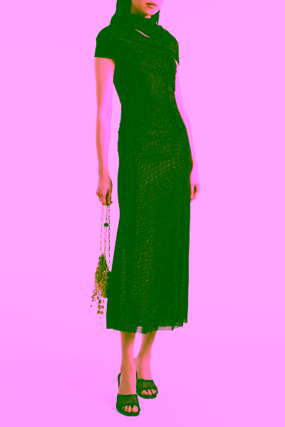 Self Portait - Embellished Cut Out Dress