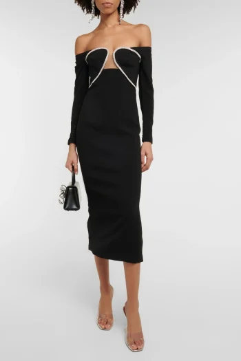 Self Portait - Embellished Off-Shoulder