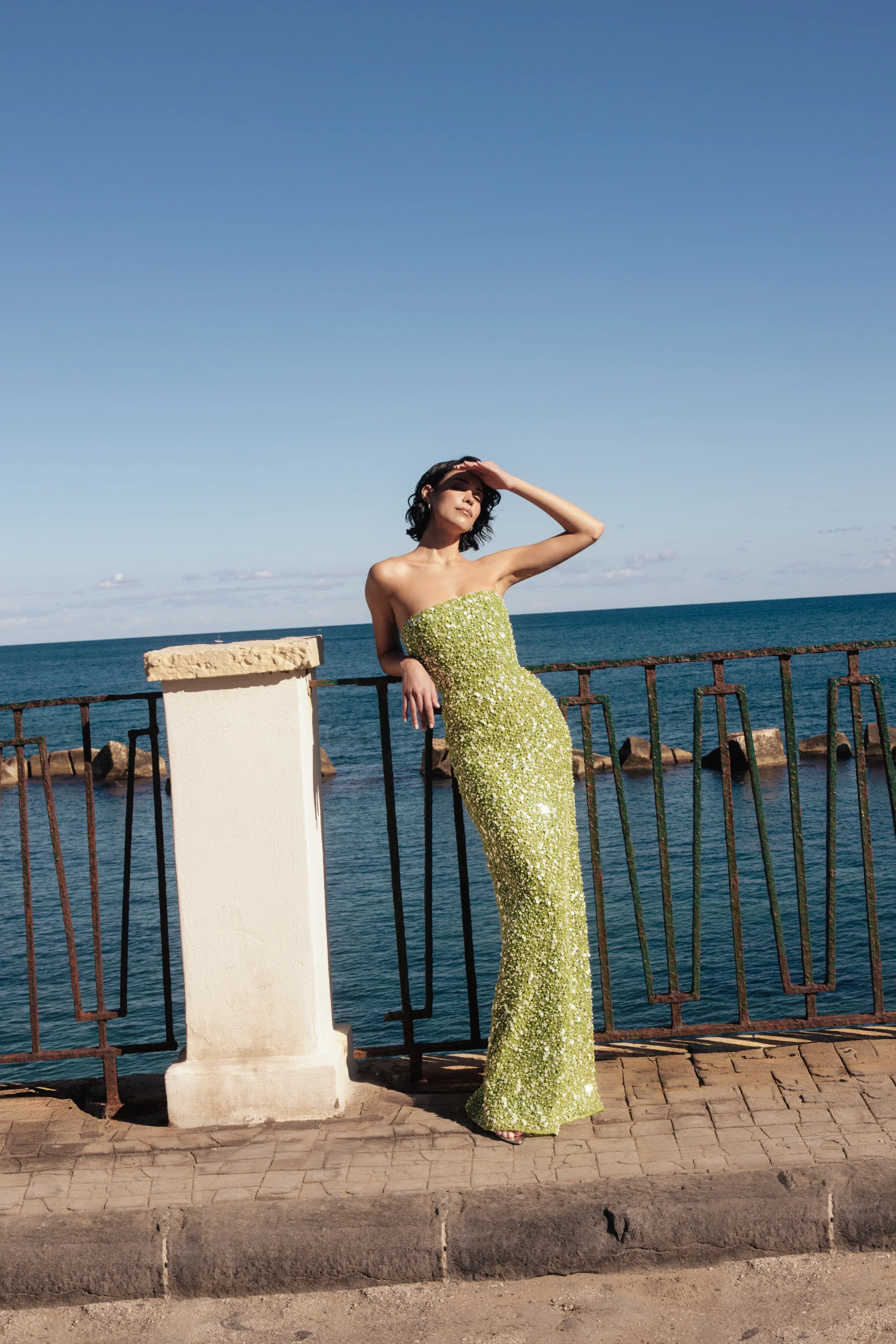 Sau Lee - Courtney Beaded Gown