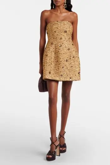 Simkhai - Kit Sequin Tweed Bustier