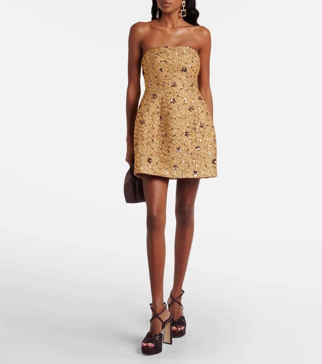 Simkhai - Kit Sequin Tweed Bustier